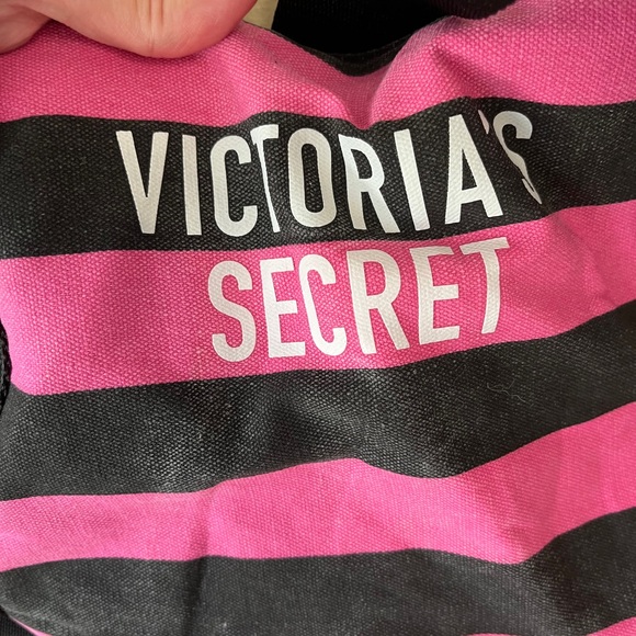 Victoria’s Secret pink striped crossbody - Picture 4 of 13